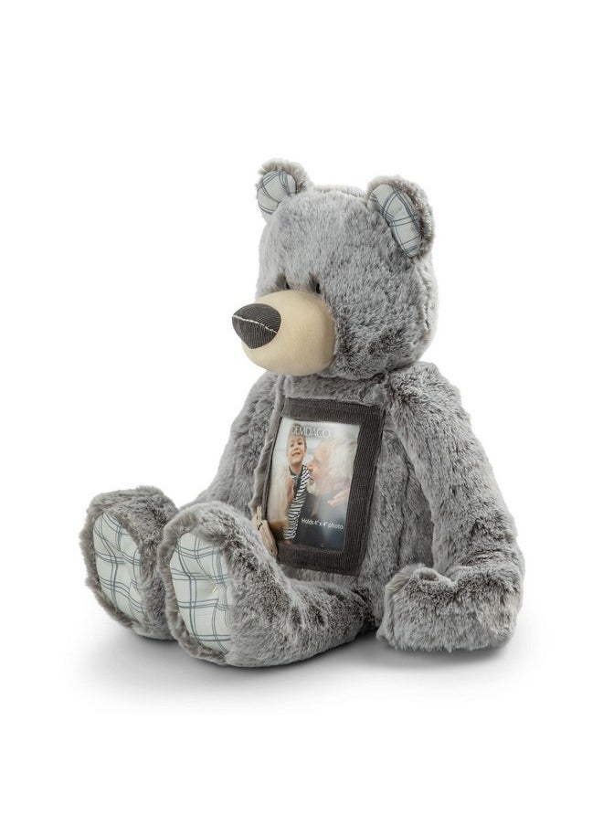 Here To Hug 12 Inch Grey And Brown Polyester Remembrance Plush Stuffed Animal