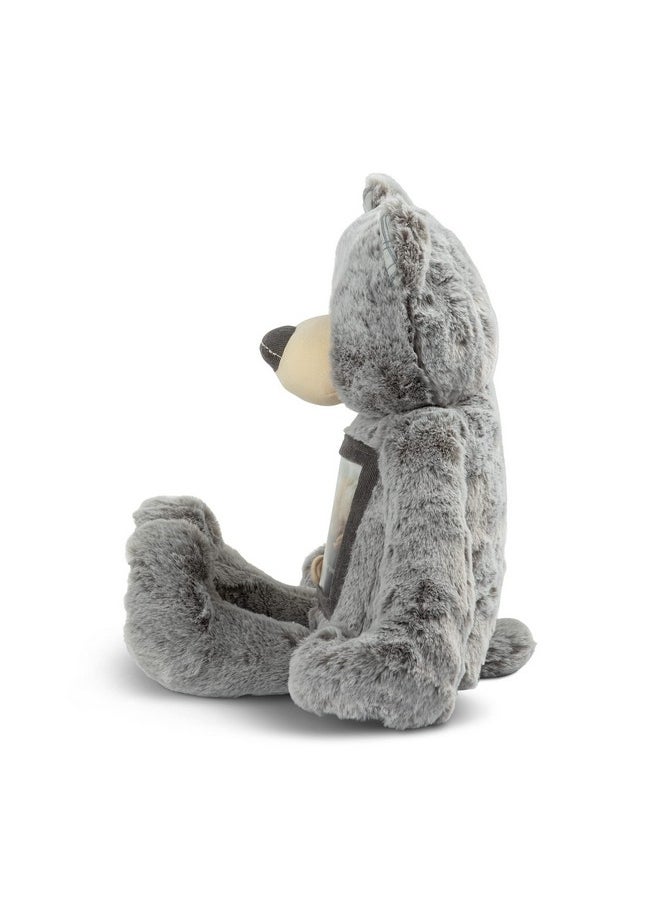 Here To Hug 12 Inch Grey And Brown Polyester Remembrance Plush Stuffed Animal