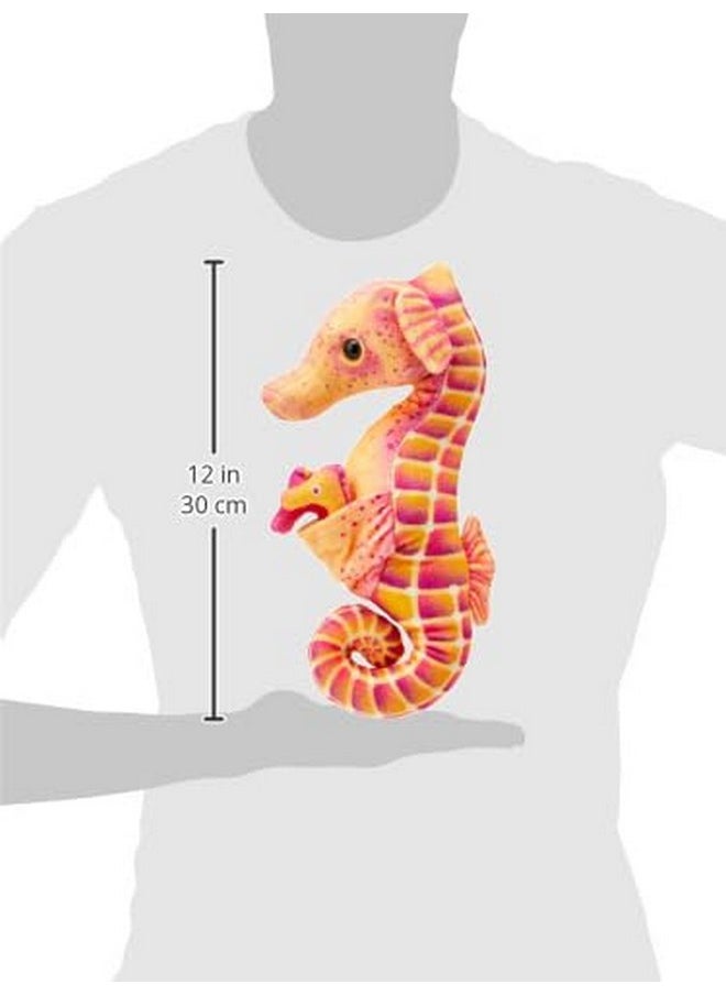Seahorse Plush, Stuffed Animal, Plush Toy, Gifts For Kids, W/ Babies 11.5 Inches, Multicolor, 12