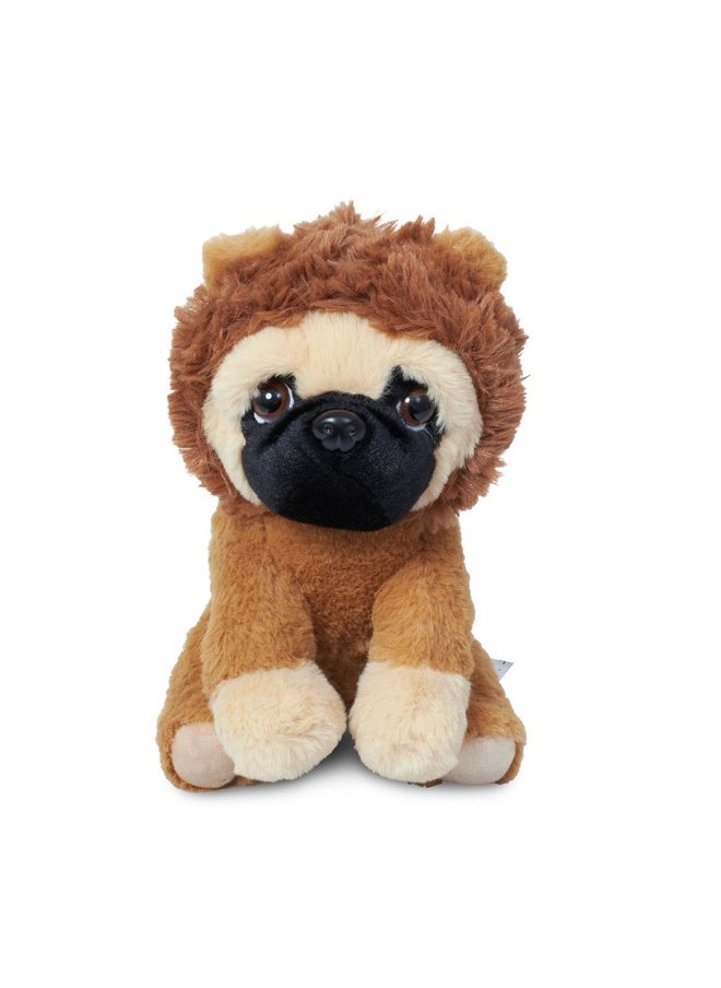 Pug Stuffed Animal - Baby Lion Animal Soft Plushies - Realistic, And Irresistibly Cute Plush Toy For Kids - Pug Plushy For Snuggles And Playtime - Toy Pug