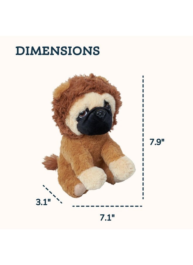Pug Stuffed Animal - Baby Lion Animal Soft Plushies - Realistic, And Irresistibly Cute Plush Toy For Kids - Pug Plushy For Snuggles And Playtime - Toy Pug