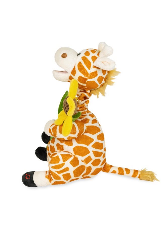 - Gerry | Giraffe Animated Stuffed Animal Plush, Neck Grows And Mouth Moves Sings Your Love Lifts Me Higher 12 Inches
