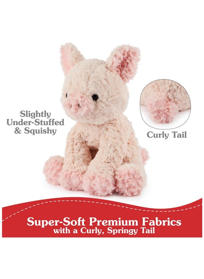 Cozys Collection Pig Plush, Pig Stuffed Animal For Ages 1 And Up, Pink, 10”