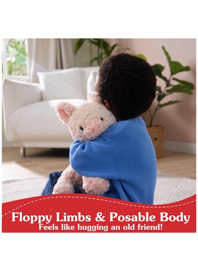 Cozys Collection Pig Plush, Pig Stuffed Animal For Ages 1 And Up, Pink, 10”