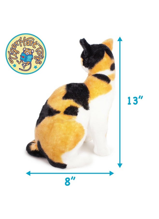 Catalina The Calico Cat - 13 Inch Stuffed Animal Plush - By Tigerhart Toys