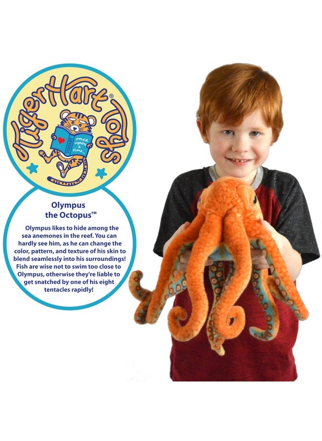 Olympus The Octopus - 18 Inch Stuffed Animal Plush - By Tigerhart Toys