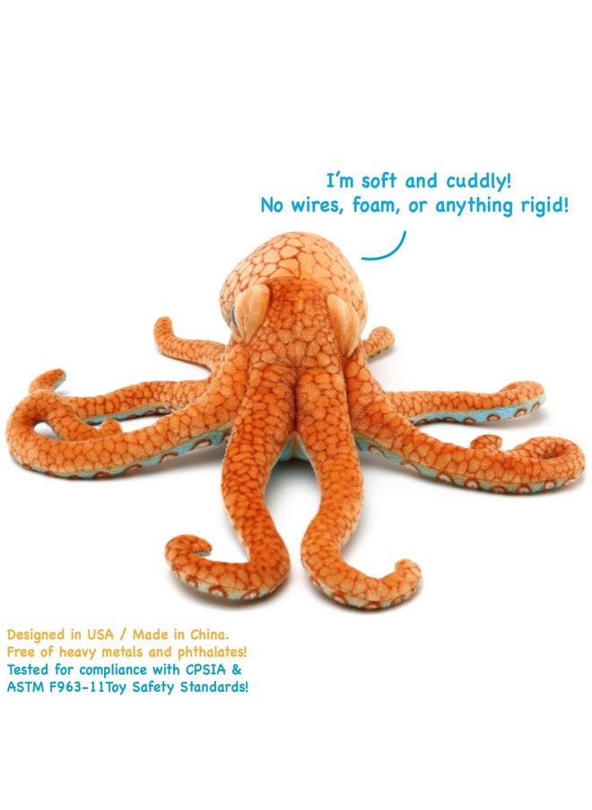 Olympus The Octopus - 18 Inch Stuffed Animal Plush - By Tigerhart Toys