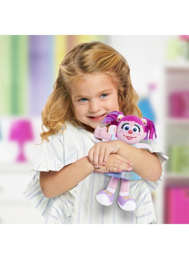 Sesame Street Friends 8-Inch Abby Cadabby Sustainable Plush Stuffed Toy, Kids Toys For Ages 18 Month