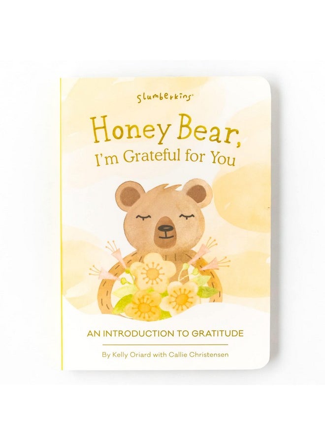 Honey Bear, I'M Grateful For You Book + Melon Peep + Violet Peep + Basket - Easter Gift Set, Sel Social Emotional Learning Toys For Boys & Girls