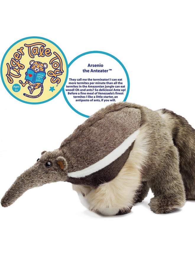 Arsenio The Anteater | 18 Inch Stuffed Animal Plush | By Tigerhart Toys