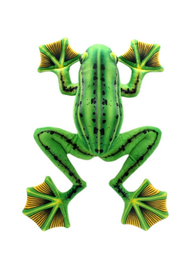 Lifelike Stuffed Animals Green Frogs Soft Plush Toys Home Decrorations 18 Inch