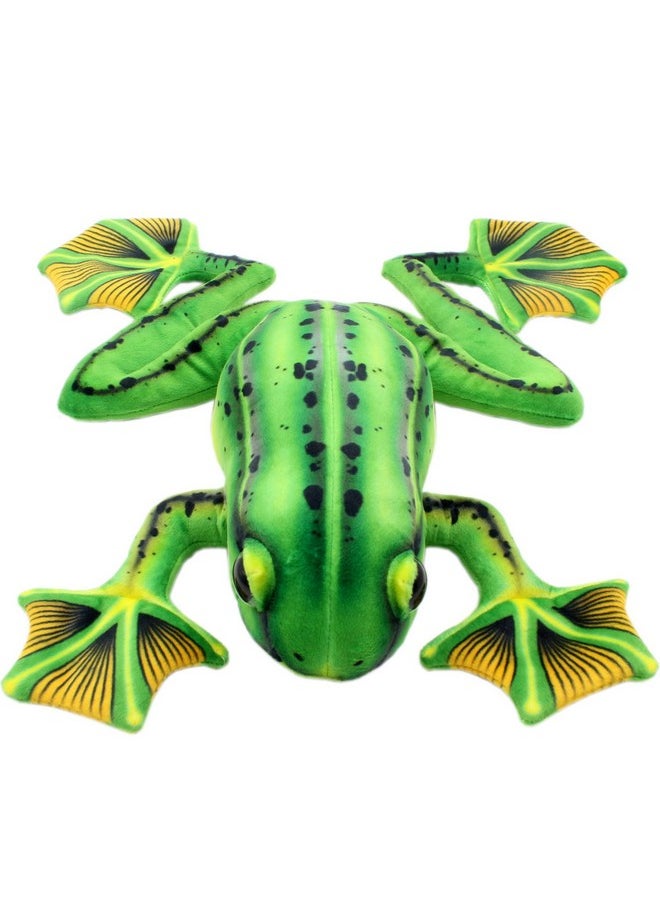 Lifelike Stuffed Animals Green Frogs Soft Plush Toys Home Decrorations 18 Inch