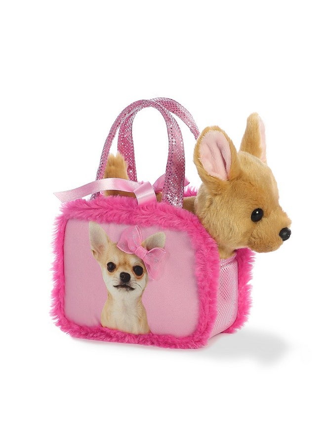 ® Fashionable Fancy Pals™ Pretty In Pink Stuffed Animal - On-The-Go Companions - Stylish Accessories - Multicolor 7 Inches