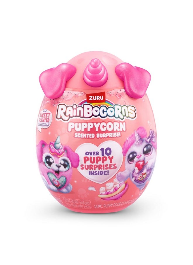 Puppycorn Shepherd Scent Surprise - Surprise Unboxing Soft Toy, Scented Puppy Plush For Girls By Zuru