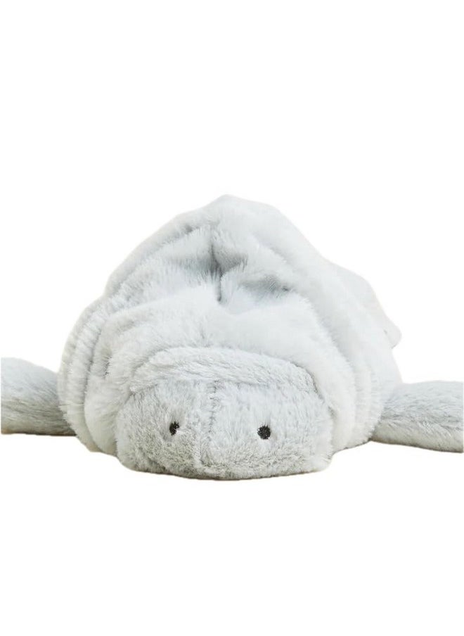 Microwavable & Weighted Stuffed Animals, Manatee - Heated Stuffed Animal Plushie For Warmth & Comfort - Cute Soft Plush Toys For Adults & Children (Boys, Girls, Babies & Toddlers)