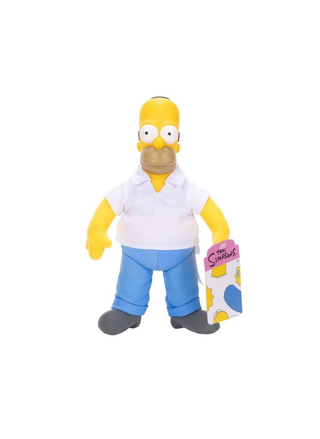 Disney The Simpsons Homer Plush Features Soft Fabric Body With Sculpted Head Officially Licensed By Disney