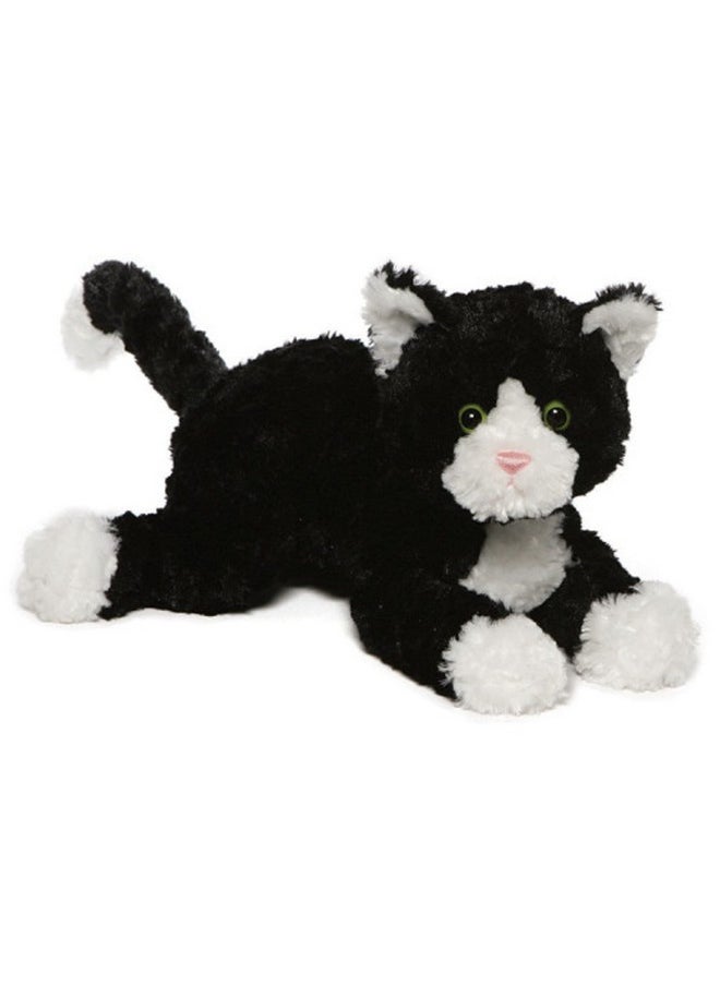 Sebastian Tuxedo Kitten Plush Toy, Premium Cat Stuffed Animal For Ages 1 And Up, Black/White, 14”