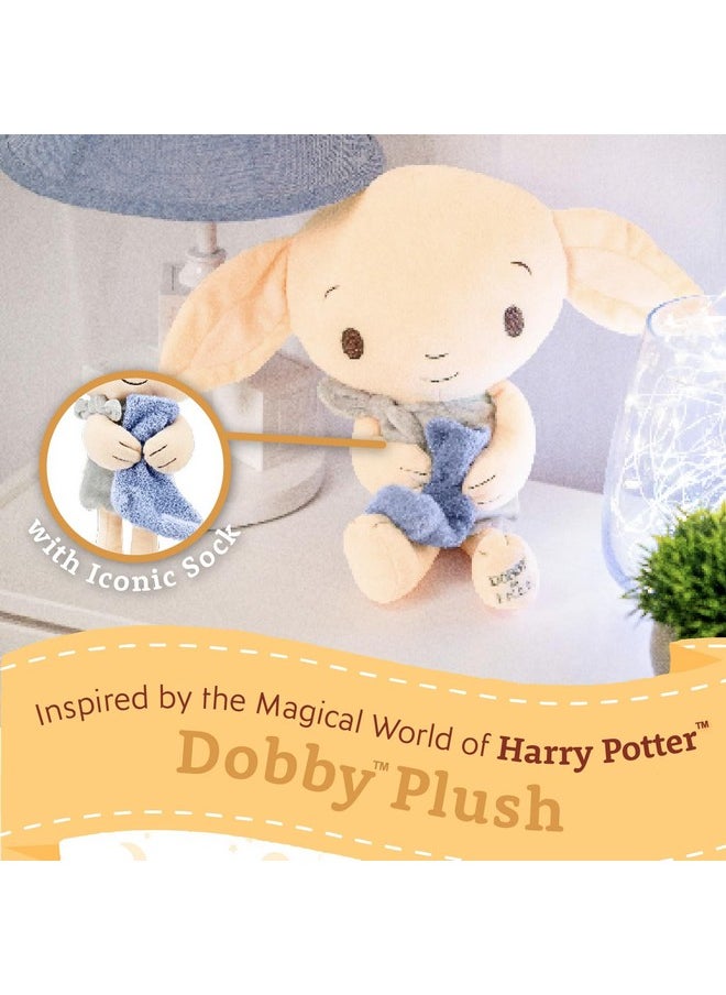 Harry Potter Dobby Plush Weighted Stuffed Animal The Lovable House Elf Holding His Iconic Sock For Babies, Toddlers, And Kids 15 Inches