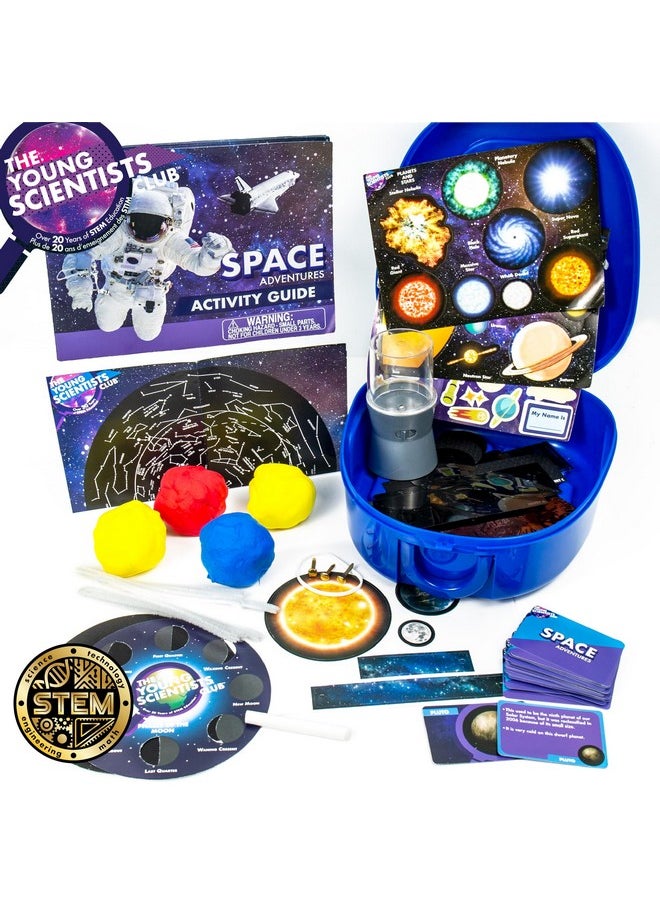 Space Adventures Pack, Stem Kit, 13 Educational Activities, Includes Reusable Backpack, Space Navigator, Diy Constellations, Space Card Game & More, Multi (204755)
