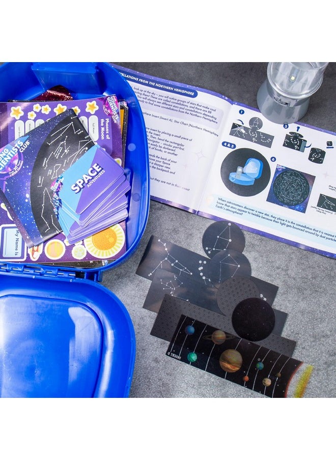 Space Adventures Pack, Stem Kit, 13 Educational Activities, Includes Reusable Backpack, Space Navigator, Diy Constellations, Space Card Game & More, Multi (204755)