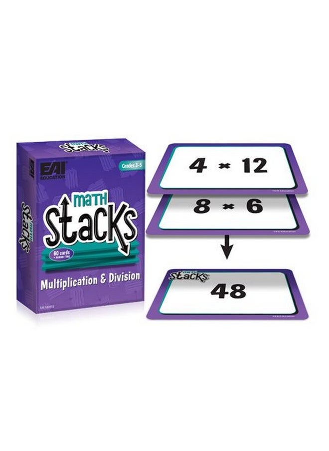 Math Stacks Multiplication & Division Game: Grades 3-5