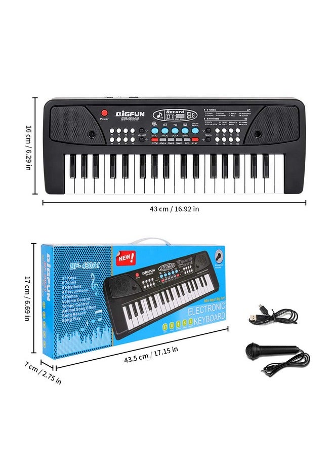 37 Key Upgrade Piano Keyboard For Kids Musical Toys Ages 3-5 Beginners Keyboard Piano With Microphone For 3 4 5 6 Year Old Boys Girls Gifts