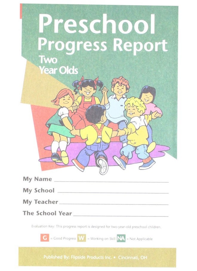 Products Age 2 Progress Reports, (Set Of 10), Multicolor