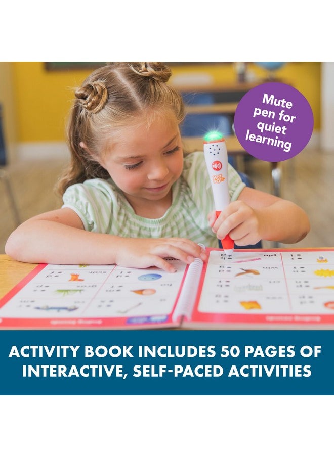 Hot Dots Let'S Learn Kindergarten Reading - Learn Spelling & Reading Workbook With Interactive Pen, Ages 5+