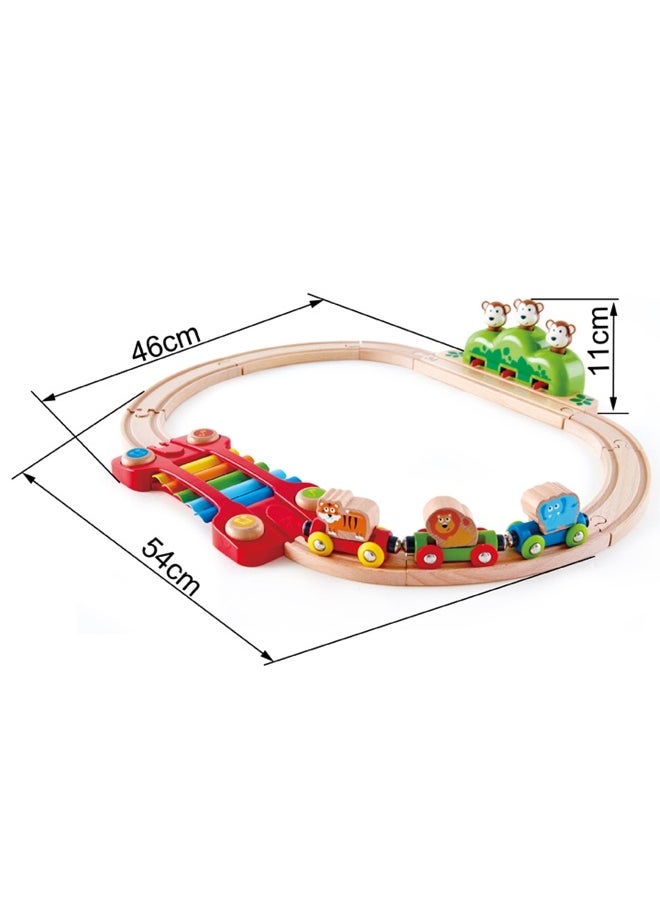 Music & Monkeys Railway Set (19 Pieces)