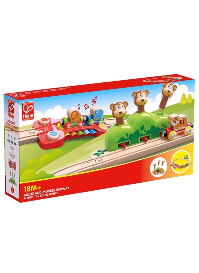 Music & Monkeys Railway Set (19 Pieces)