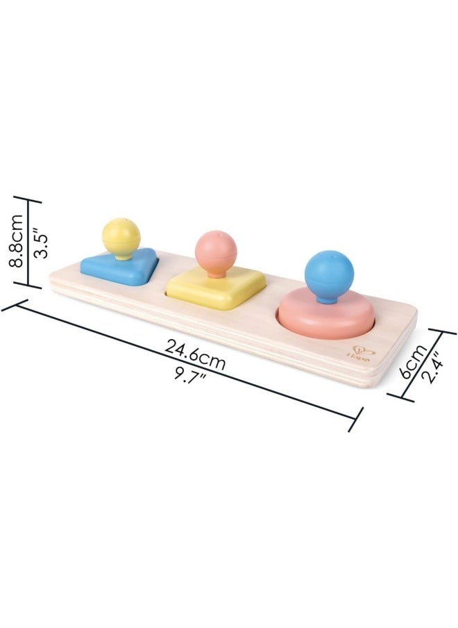 Hape Montessori Mirror Shape Puzzle Educational Sensory Toy