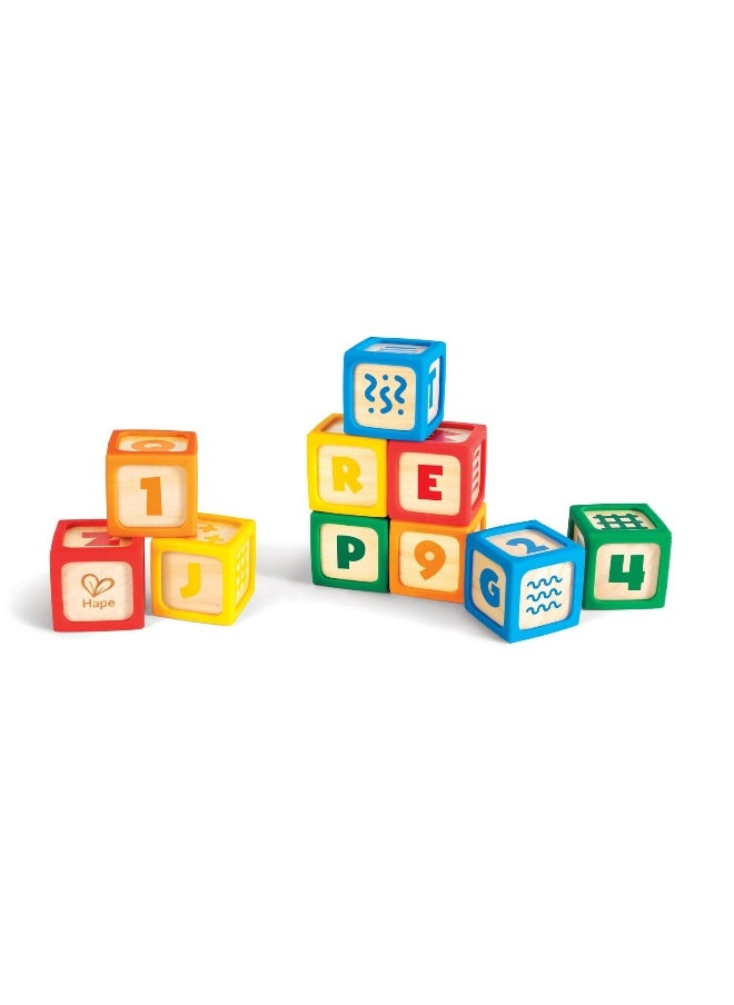 Hape Grip & Stack Silicone & Wood Blocks