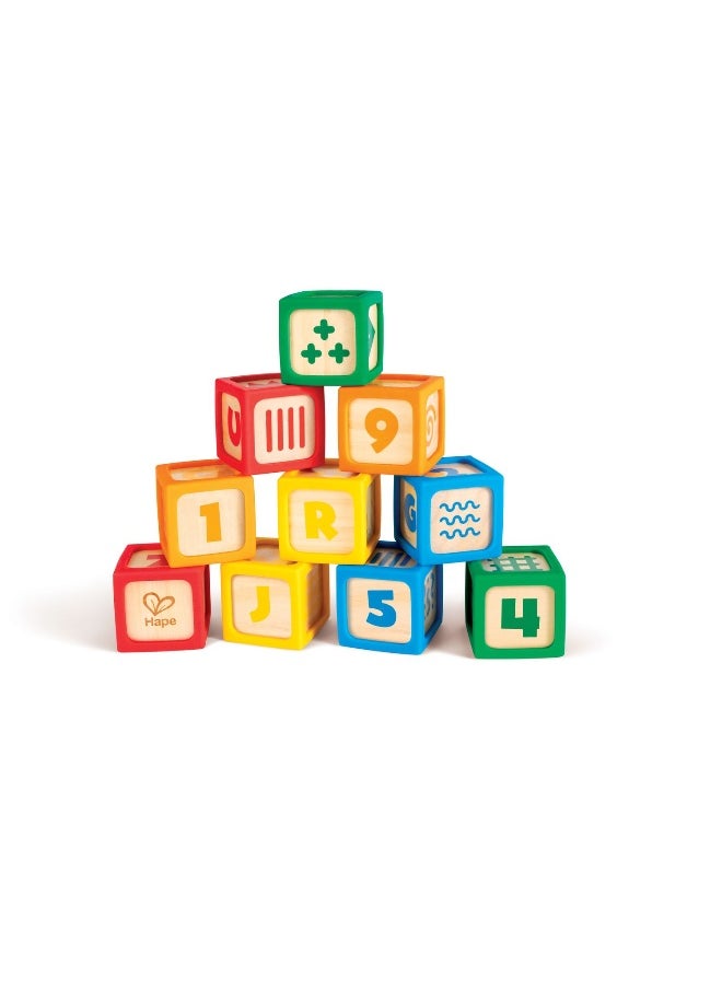 Hape Grip & Stack Silicone & Wood Blocks