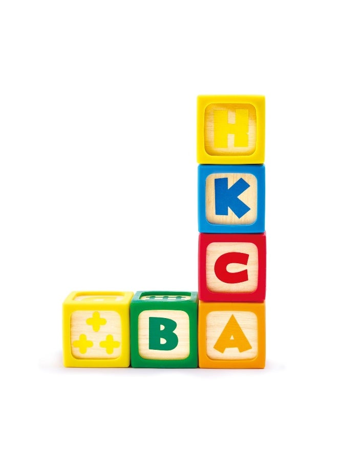 Hape Grip & Stack Silicone & Wood Blocks