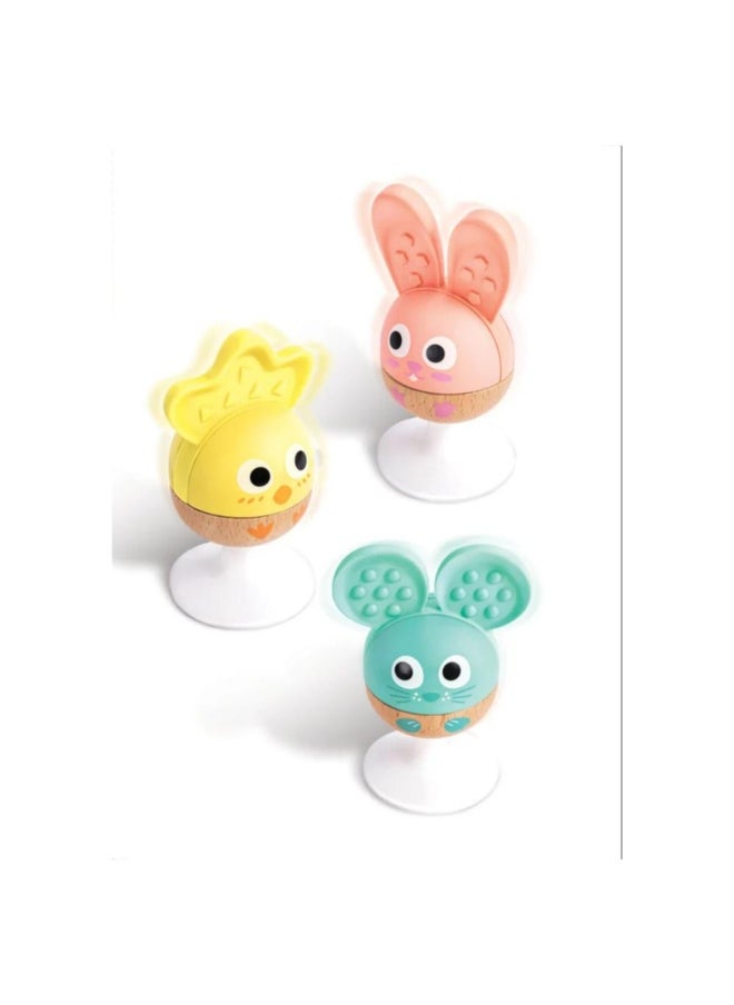 Hape Cheery Critter Rattle Trio