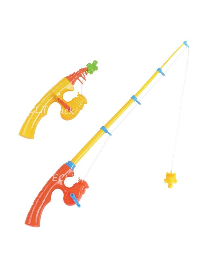 ™ Magnetic Fishing Toy Pole 2 Pack For Replacement - No Fishes Are Included - Bathtime Carnival Toddler Education Teaching - Fishing Poles Rod (X-Large)