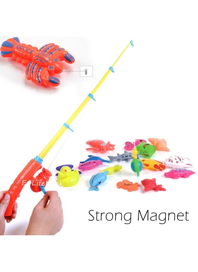™ Magnetic Fishing Toy Pole 2 Pack For Replacement - No Fishes Are Included - Bathtime Carnival Toddler Education Teaching - Fishing Poles Rod (X-Large)