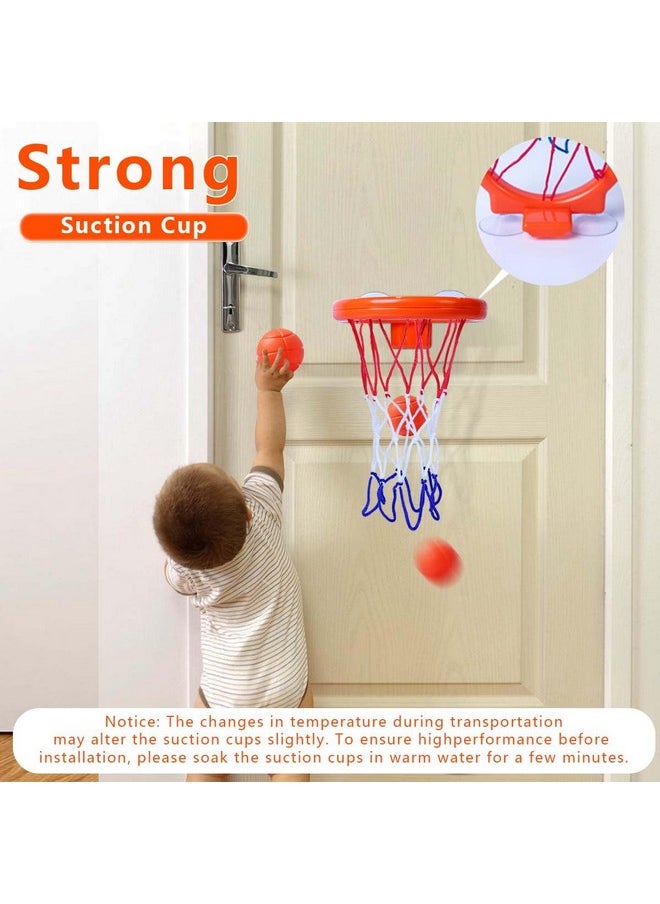 Bathtub Fun Basketball Hoop Balls Set Bathroom Shooting Game Toy For Toddler Kids Children Baby Bath Tub