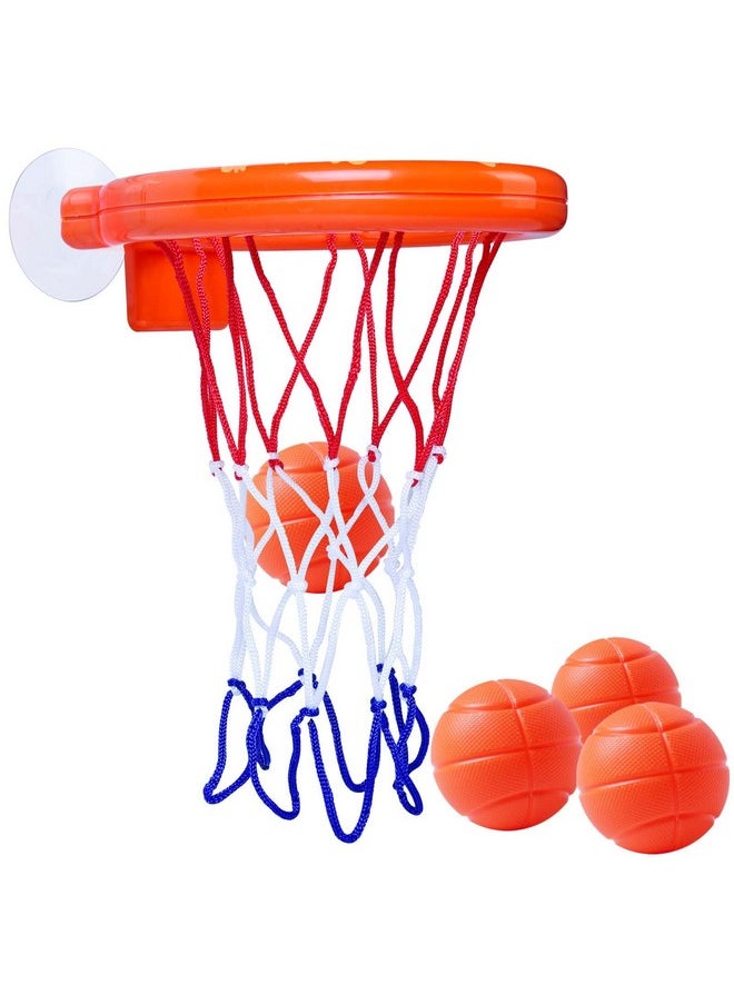 Bathtub Fun Basketball Hoop Balls Set Bathroom Shooting Game Toy For Toddler Kids Children Baby Bath Tub