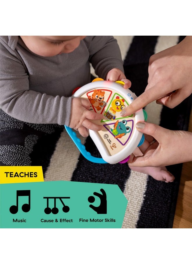 + Hape Tap & Shake Magic Touch Tambourine, Ages 6 Months And Up