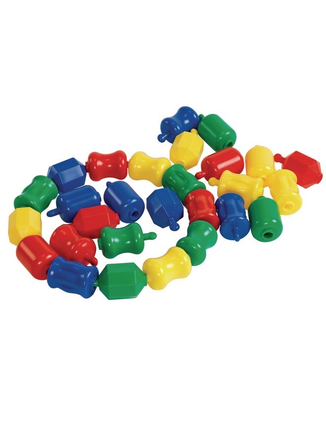 Early Stem Toy, Connecting, Fun, Linking, Pop Beads For Toddlers, Snap Lock Beads Set In Storage Bin, Pack Of 28