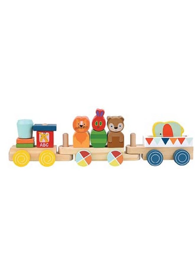 World Of Eric Carle The Very Hungry Caterpillar Wooden Train Set, 12 Pieces