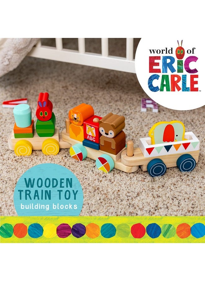 World Of Eric Carle The Very Hungry Caterpillar Wooden Train Set, 12 Pieces