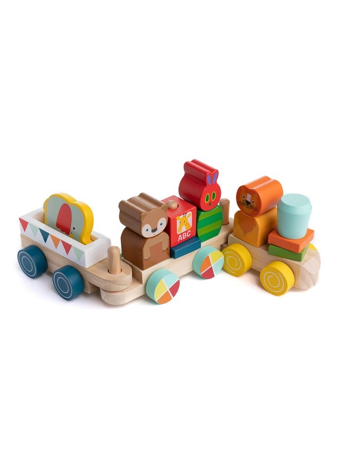 World Of Eric Carle The Very Hungry Caterpillar Wooden Train Set, 12 Pieces