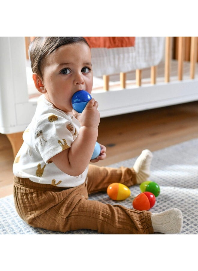 Musical Eggs - 5 Wooden Eggs With Acoustic Sounds | Made In Germany | Kids Musical Instruments | Montessori Toys | Learning Toys For Early Music Play | Ages 2-4