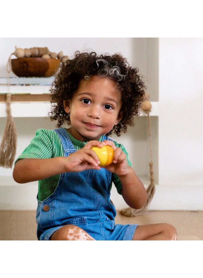 Musical Eggs - 5 Wooden Eggs With Acoustic Sounds | Made In Germany | Kids Musical Instruments | Montessori Toys | Learning Toys For Early Music Play | Ages 2-4