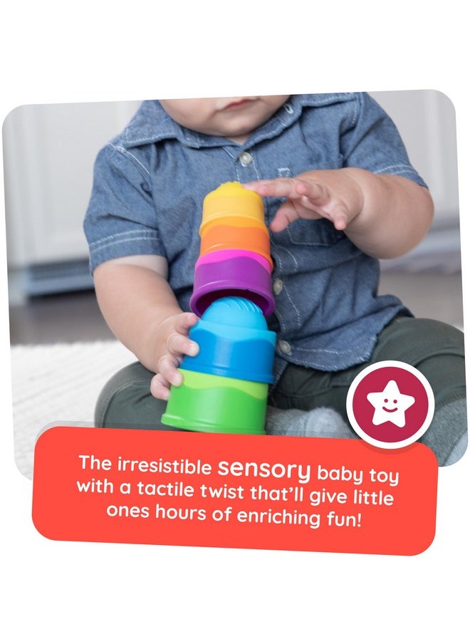 Dimpl Stack - Popping Stack & Nest Sensory Toy For Toddlers