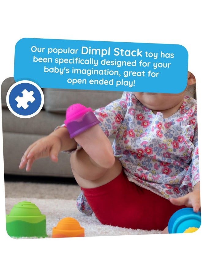 Dimpl Stack - Popping Stack & Nest Sensory Toy For Toddlers