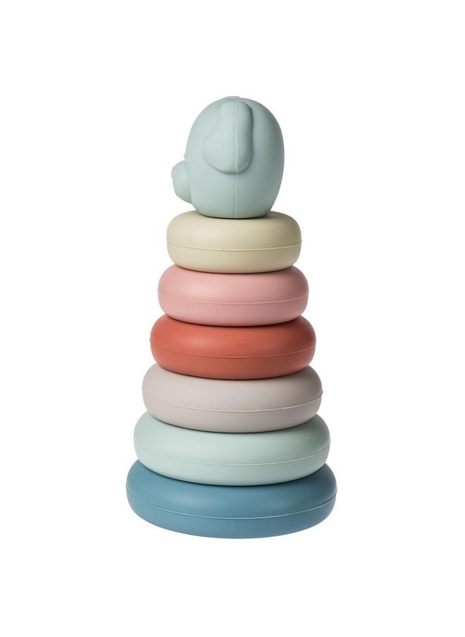 Baby And Toddler Toys Simply Silicone Stacking Rings For 6+ Months Old Preschool Gifts, 6-Inches, Puppy