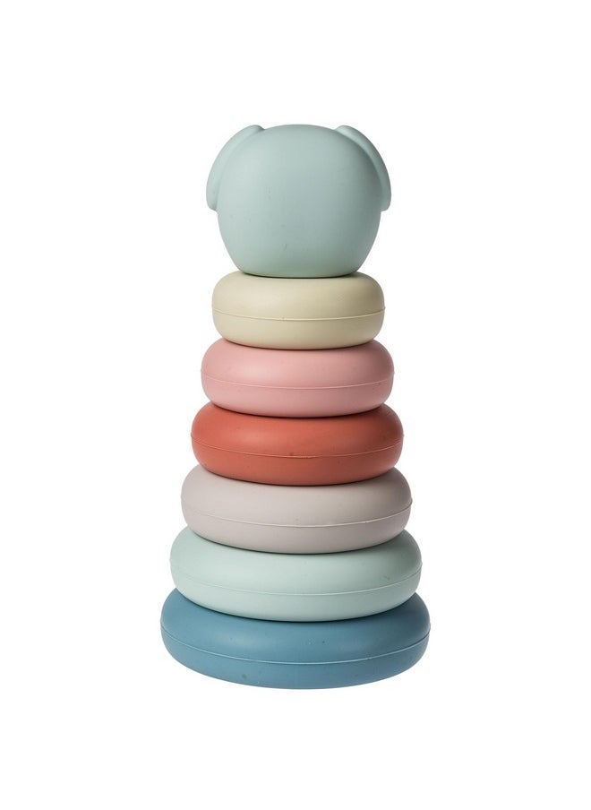 Baby And Toddler Toys Simply Silicone Stacking Rings For 6+ Months Old Preschool Gifts, 6-Inches, Puppy